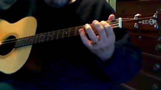 A Basic Blues Shuffle on My New Blueridge BR40T Tenor Guitar [upl. by Trebbor]