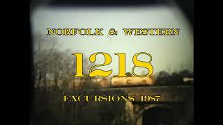 Norfolk and Western 1218 Excursions 1987 [upl. by Bogart135]