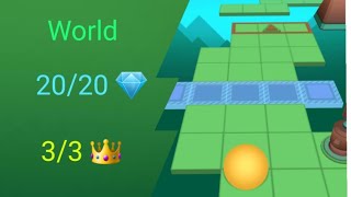 Rolling Sky Remake 130r World 2020 💎 33 👑 [upl. by Artap]