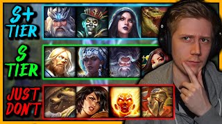 The BEST amp WORST Gods In SMITE 2 Right Now  PostPlayoffs Tierlist [upl. by Anwahsat472]