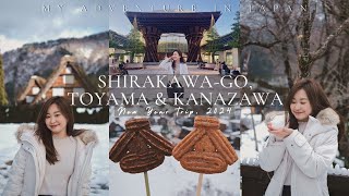 New Year 2024 trip Shirakawago Toyama amp Kanazawa [upl. by Crysta]