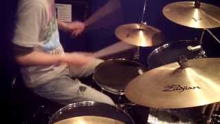 Dan Dowsett s Advanced HalfTime Shuffle Groove 1  Drum Lesson 171 [upl. by Nautna936]