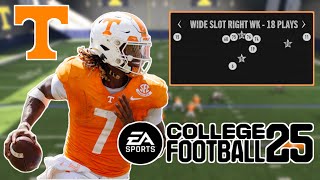 Tennessee Spread Ebook HIGH POWERED Offense in College Football 25 [upl. by Aiym]