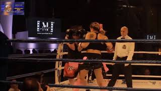 28 sec KO by Pink Tyson Kallia Kourouni [upl. by Muryh]