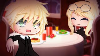 I tried to get the waiters attention by blinking in morse code  Miraculous Ladybug「 Gacha Club 」 [upl. by Ainoda]