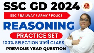 SSC GD Constable 2024  ssc gd Reasoning Previous Year Question Paper Ysp Live Class practice set 4 [upl. by Teador]