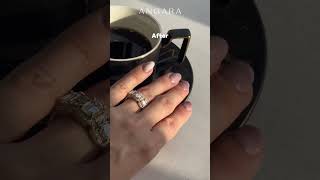 Engagement Ring Upgrade  Shop Engagement Rings  Angara Jewelry  Angaracom shorts [upl. by Dewar61]