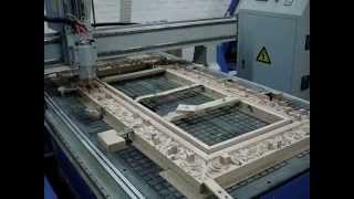 Изготовление резной рамы на станке CNC13252  Production of carved frames [upl. by Lenahc72]