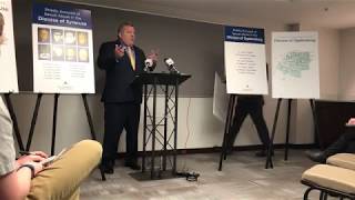 Press conference releasing names of Ogdensburg and Syracuse priests accused of abuse [upl. by Ettevey654]