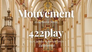 Mouvement  Reitze Smits amp Bart Jacobs Organ duo 422play [upl. by Madson425]