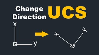 How to set ucs Direction in AutoCAD  ucs setting in AutoCAD  change ucs direction in AutoCAD [upl. by Lysander463]