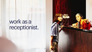 what is it like to work as a receptionist  Randstad USA [upl. by Brannon]