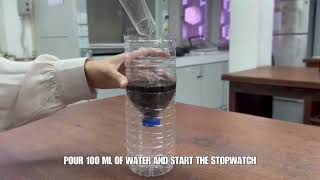 SOIL WATER PERCOLATION VIDEO GROUP 2 [upl. by Fornof]