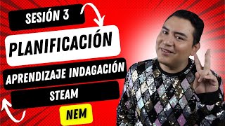 SESIÓN 3 PLANIFICACIÓN APRENDIZAJE BASADO EN INDAGACIÓN STEAM COMO ENFOQUE [upl. by Nagear82]