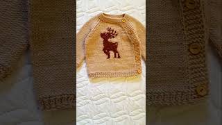 Baby Cardigan Knitting Pattern  Cute Baby Cardigan  Preview  Vitalina [upl. by Sillaw268]