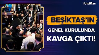 Beşiktaş Kongresinde Kavga Çıktı Sandalyeler Havada Uçuştu İşte O Anlar beşiktaş [upl. by Divod]