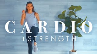 Cardio amp Bodyweight Strength Workout for Beginners amp Seniors  30 min all Standing [upl. by Einallem]