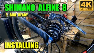 Shimano Alfine Nexus 78 Installing and adjusting 4K ebike [upl. by Hnid]