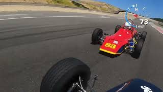 Crossflow cup race 5 Laguna Seca first 2 laps 6124 [upl. by Llejk501]