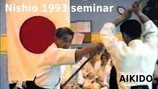 Aikido  Shoji Nishio sensei 1993 seminar in Malmö Sweden 5 5 [upl. by Schou70]