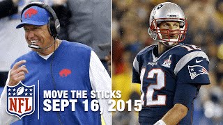 Tom Brady vs Rex Ryan and Best Tight Ends  Move The Sticks 91615  NFL [upl. by Eidoc849]