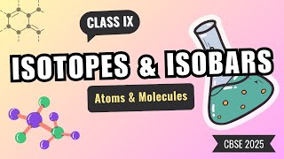 Isotopes and Isobars  Class IX  CBSE [upl. by Eerot]