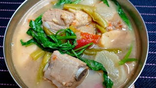 Sinigang na Baboy sa Bayabas  Pork Ribs Sinigang sa Bayabas  JulianaStation [upl. by Garnes]