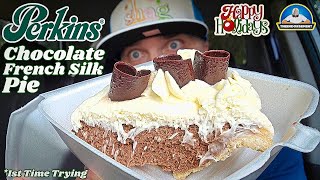 Perkins® Chocolate French Silk Pie Review 🍫🥧  1st Time Trying  theendorsement [upl. by Yasmin561]