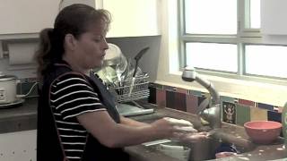 Sample of Maid Training DVD  How To Wash Dishes Hygenically [upl. by Islean]