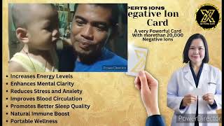 NEGATIVE ION CARD HEALTH TESTIMONY [upl. by Kimitri]