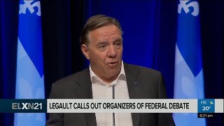 Quebec Premier angered by federal debate [upl. by Meagher]