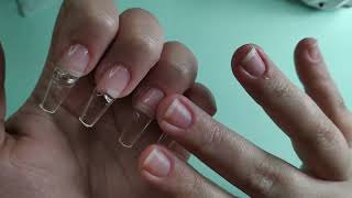 3✅Como hacer uñas SOFT GEL 💅 FACIL y RAPIDO  Como PEGAR los tips  paso a paso [upl. by Girardi]