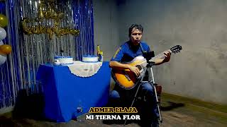 ADMER LLAJA  Mi Terna Flor Cover Music💔❣💛 [upl. by Oicirtap]