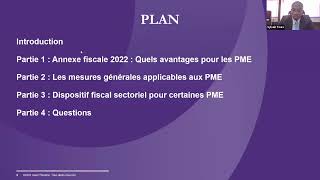 Webinaire GSPME  « Annexe Fiscale 2022  Quels avantages pour les PME ivoiriennes  » [upl. by Rosdniw]