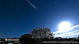 The Moon Night Sky Time Lapse 4K With Camera Settings  October 21 2024 [upl. by Leunam]