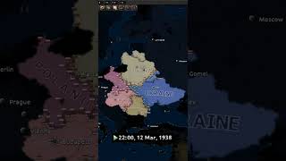 Central European Battle Royale  Hoi4 Timelapse [upl. by Tanya]