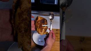 Grilled cheese sandwich using ONLY a spoon NO KNIVES [upl. by Wynnie600]