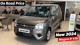 Maruti Suzuki Wagon R 2024 New Model  2024 New Model Wagon r  On Road Price Full Review [upl. by Reinaldo]