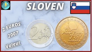 2 EUROS Slovénie 2007👍😜 [upl. by Eustazio]