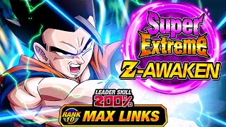 I LOVE THIS GOHAN LEVEL 10 LINKS 100 SUPER EZA INT ULTIMATE GOHAN DBZ Dokkan Battle [upl. by Netfa496]