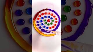 🔴🟡🟢⚪️Water Colour Drops 💦 Satisfying Video oddlysatisfying trending colorsmixing [upl. by Lauretta879]