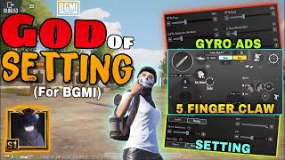 New Sensitivity🔥BGMI Control CODE 5 Finger FASTER PLAYER For All Devices  Daxua PUBG MOBILE [upl. by Briano]