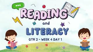 READING AND LITERACY 1 2ND QUATER WEEK 4 DAY 1 [upl. by Murrell105]