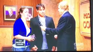 People Court Doug Llewelyn tells defendant hes an idiot [upl. by Green]