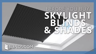 Skylight Blinds and Shades  What to Know BEFORE You Buy [upl. by Mij]