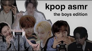 ASMR kpop asmr ✧。boys edition ♡ [upl. by Glory]