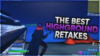 Best Highground Retakes in Competitive Fortnite [upl. by Reinke712]