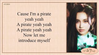 EVERGLOW 에버글로우  Pirate Easy Lyrics [upl. by Keelin652]