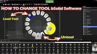 how to change and replace tool biesse CNC b solid  how to delete bsold software tool  Untools [upl. by Nainatrad]