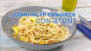 Receta de Espaguetis con Atún Van Camp’s [upl. by Ennasus]